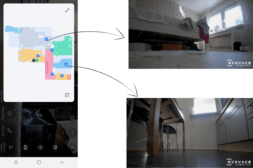 ecovacs deebot t10 camera surveillance